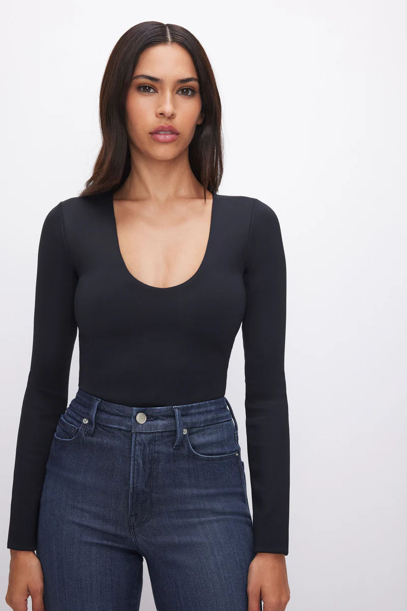Sculpting Scoop Neck Bodysuit | DLM Supply