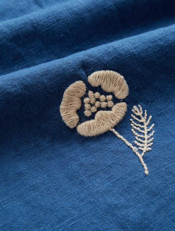 Embroidery Nature Blue SS Shirt | DLM Supply