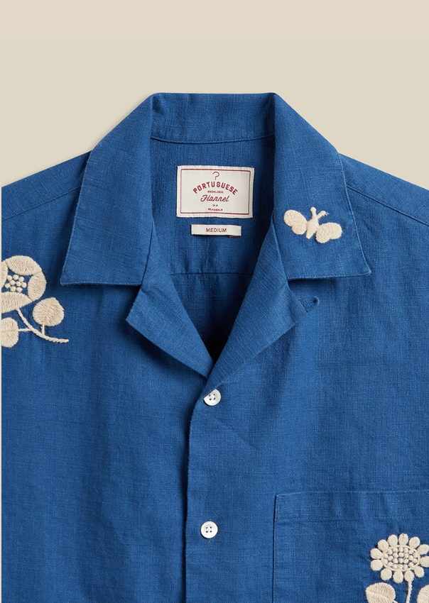 Embroidery Nature Blue SS Shirt | DLM Supply