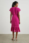 Kiki Woven Linen Blend Midi Dress