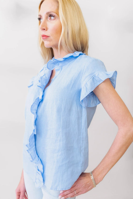 Ruffle Front Top