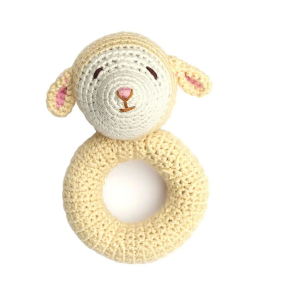 Hand Crocheted Ring Rattle