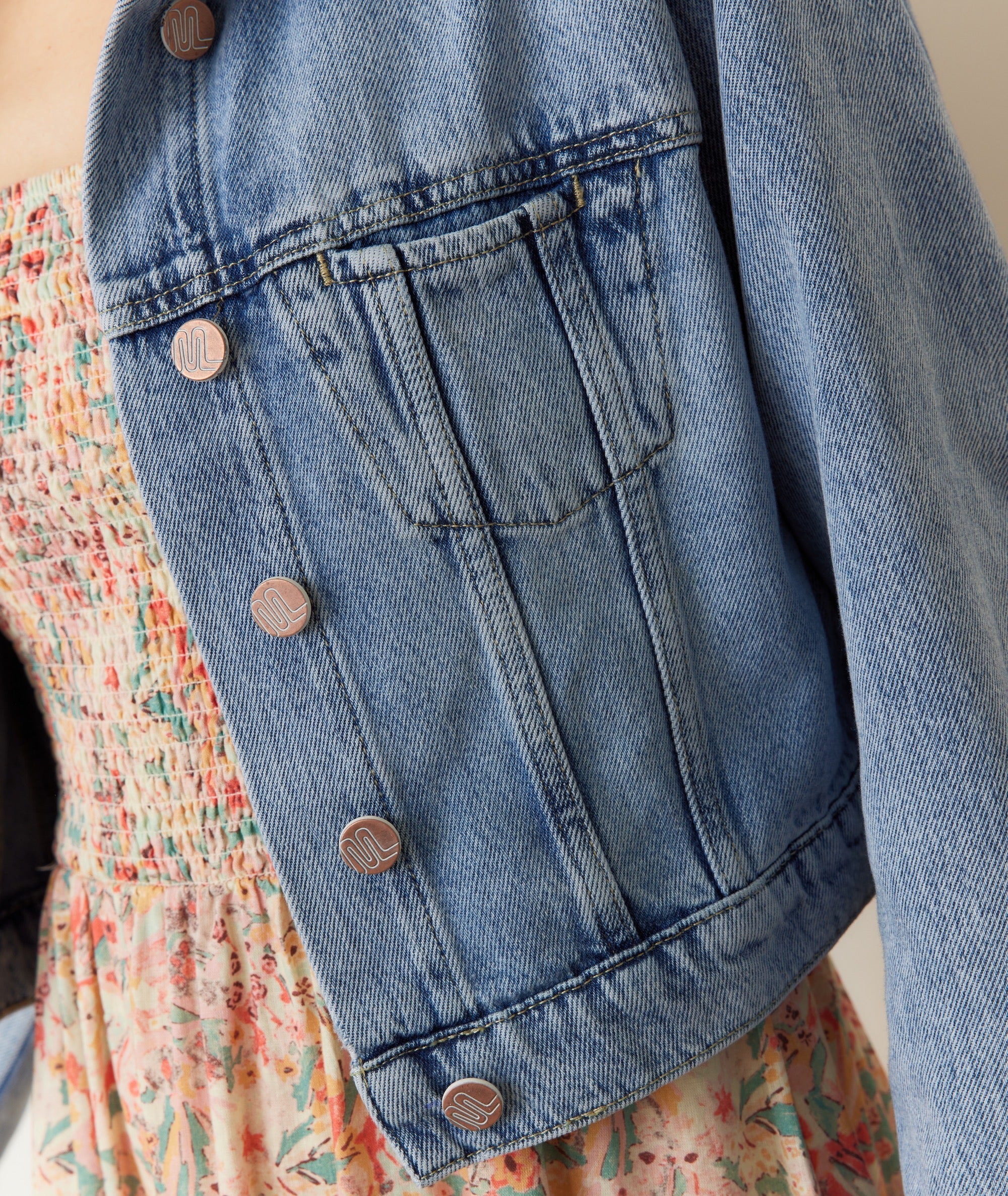 Cropped Denim Jacket | DLM Supply