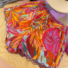  Abstract Tropical Palm Scallop Short