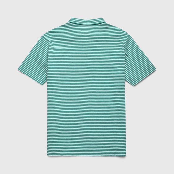 Michael Short Sleeve Striped Jersey Polo