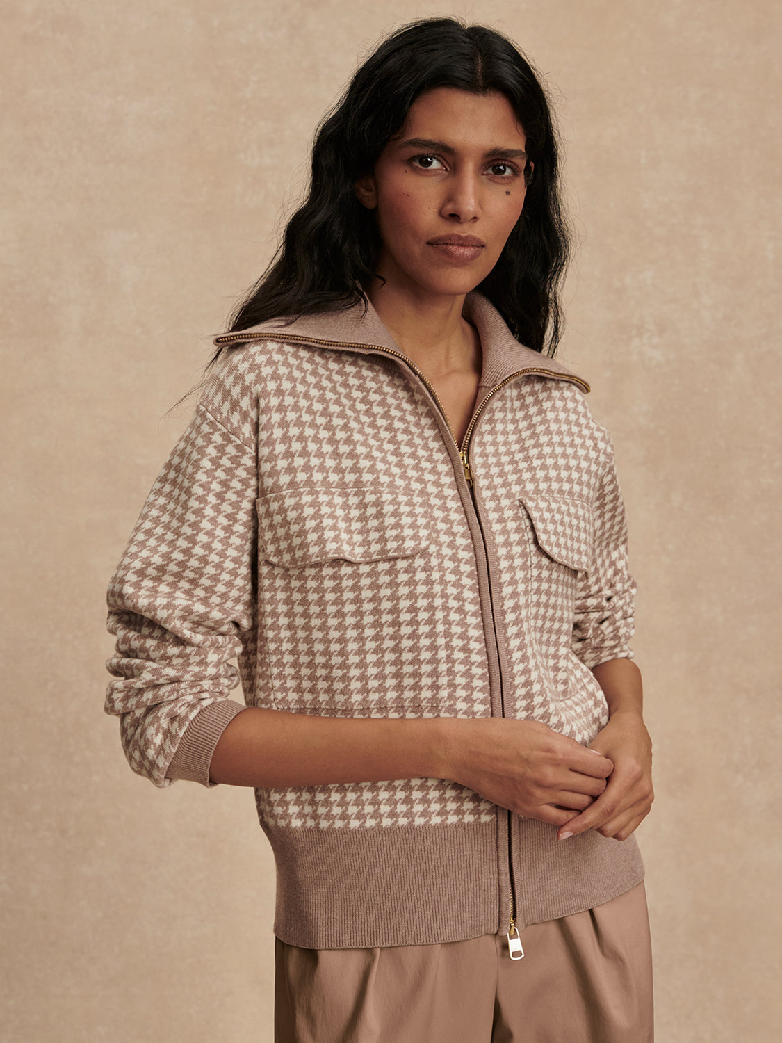 Ablett Jacquard Knit Jacket | DLM Supply