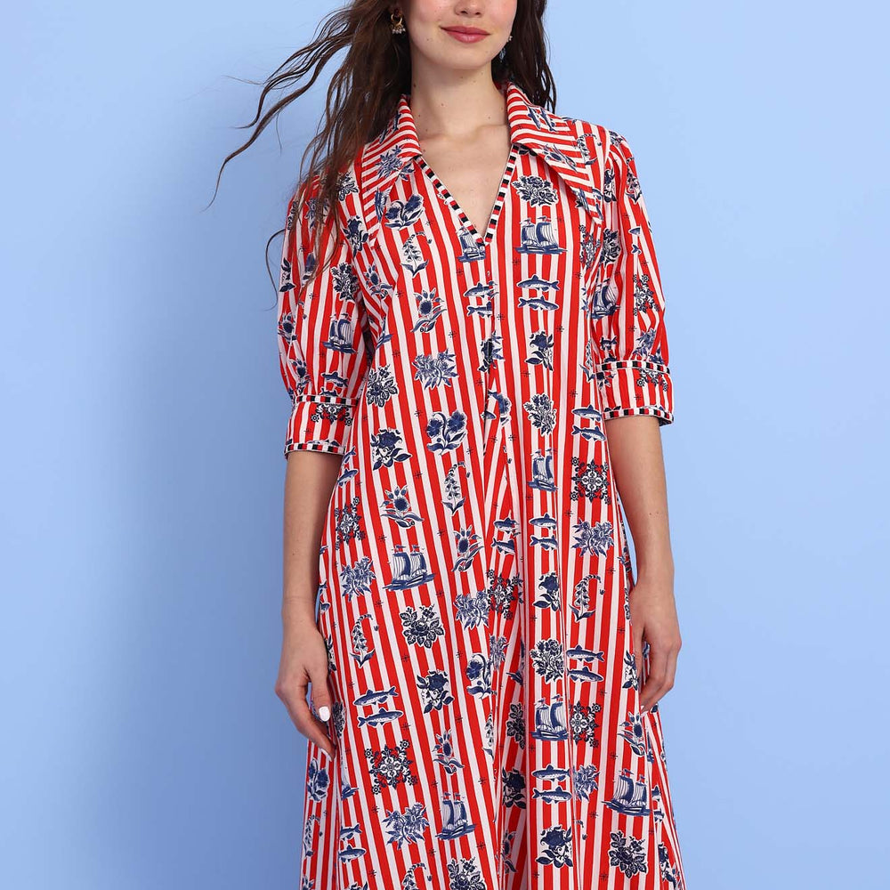 sardine dress 4501 Avani Del Amour 20% Linen Sardine Dress | DLM Supply