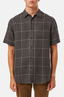  Monty Short Sleeve Cotton/Linen Shirt