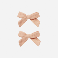  Bow with Clip in Apricot