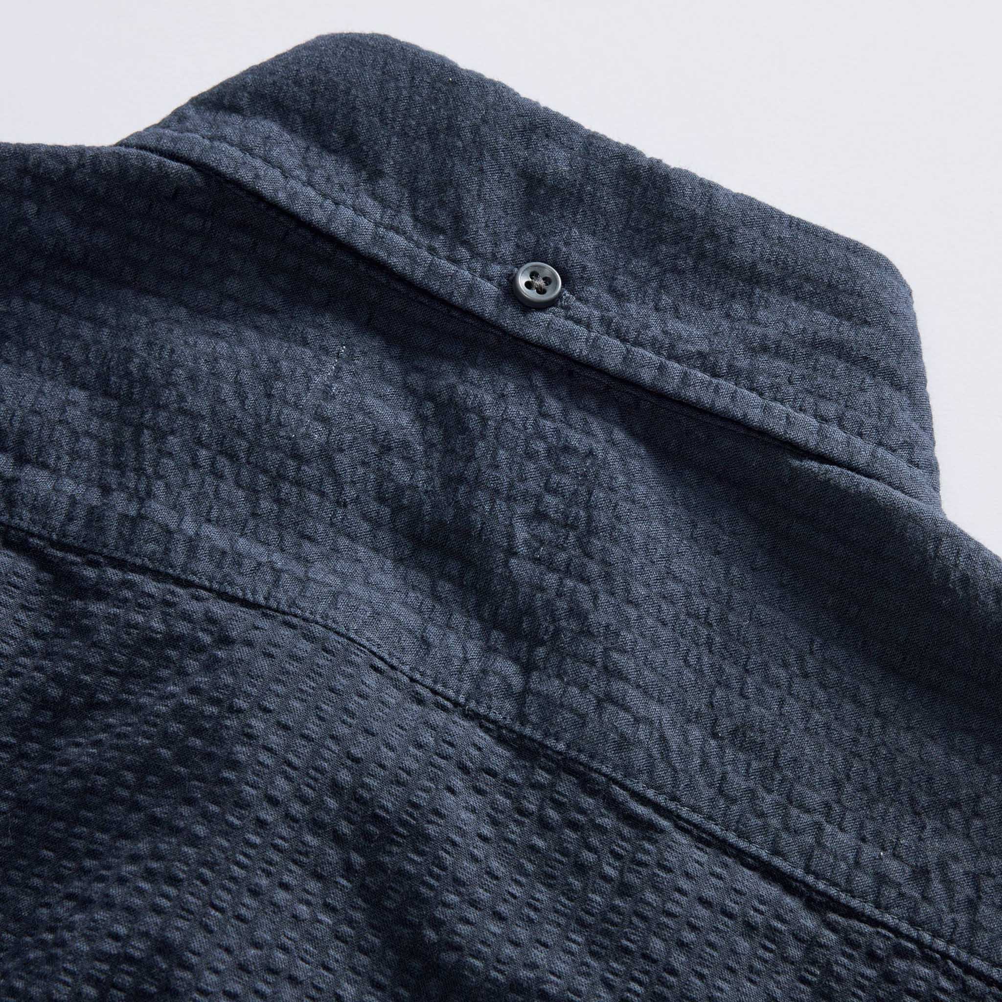 The Jack in Dark Navy Seersucker | DLM Supply