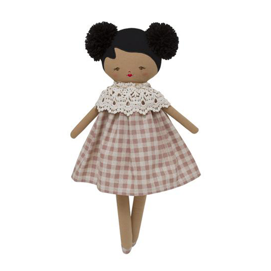 Aggie Doll Rose Check