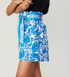 Belted Pattern Shorts