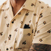 The Short Sleeve Hawthorne in Almond Floral