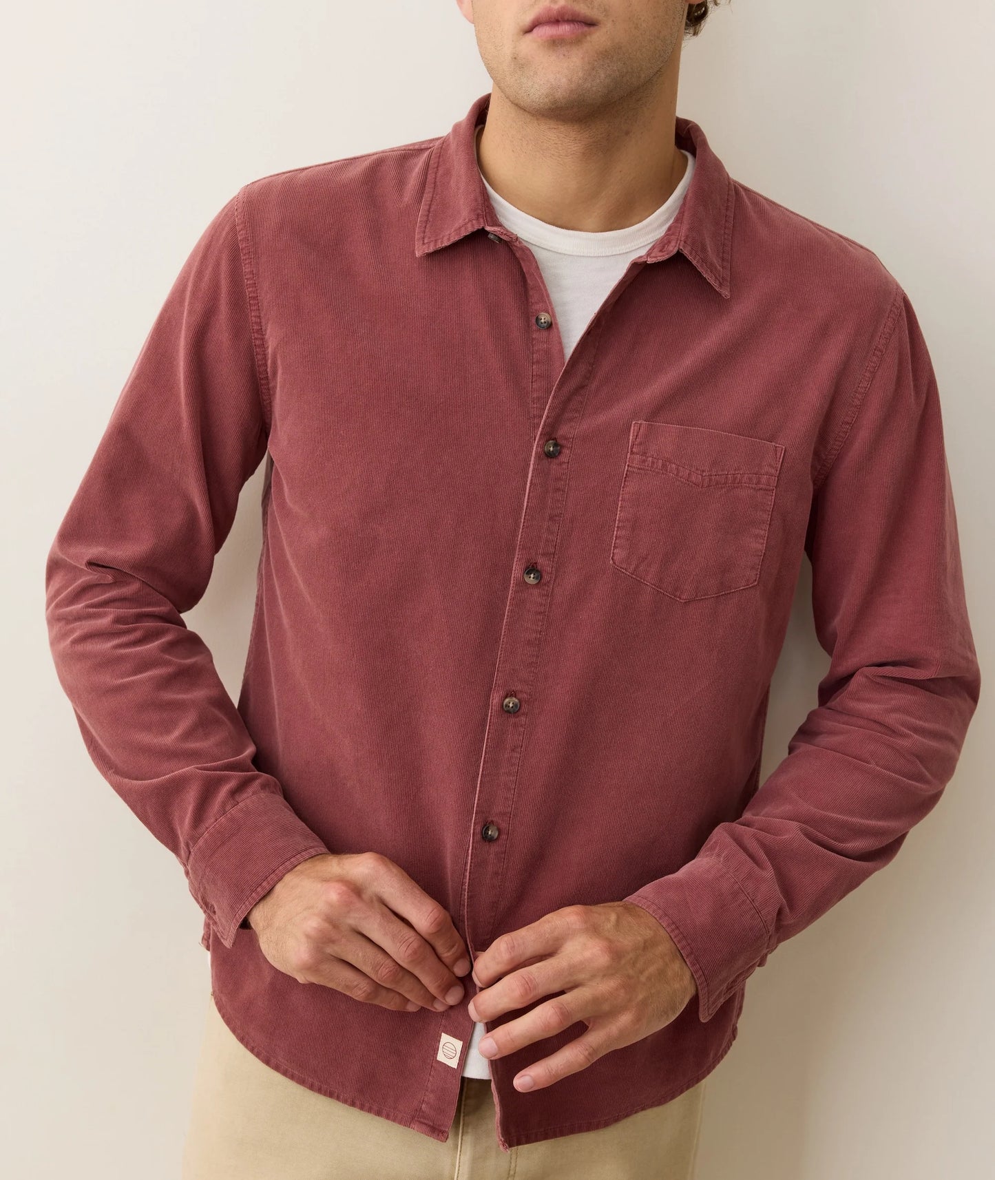 Marine Layer Lightweight Corduroy Shirt - Men's Auburn, S Marine Layer Lightweight Corduroy Shirt - Men's Auburn, S