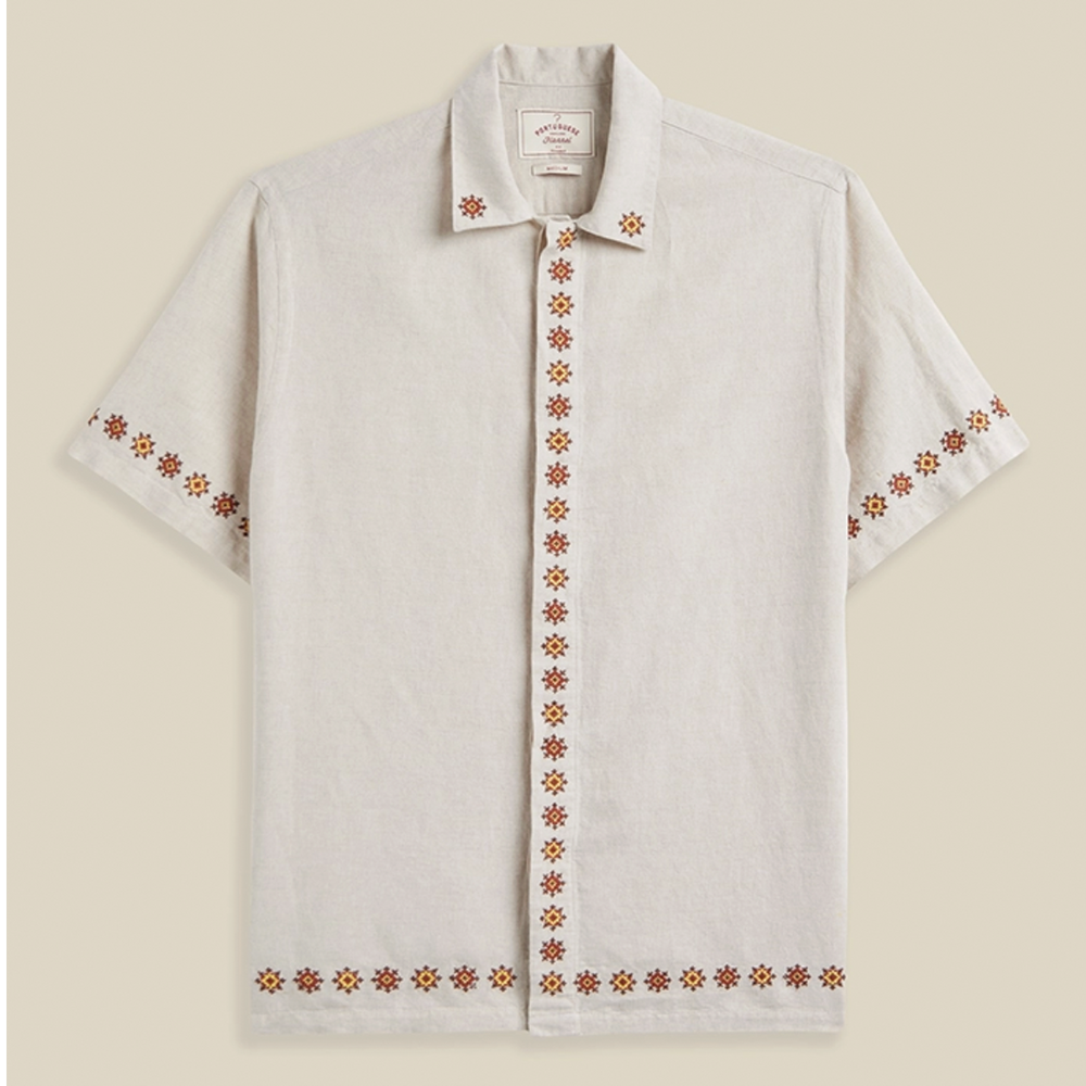 Sprout Embroidery Short Sleeve Shirt | DLM Supply