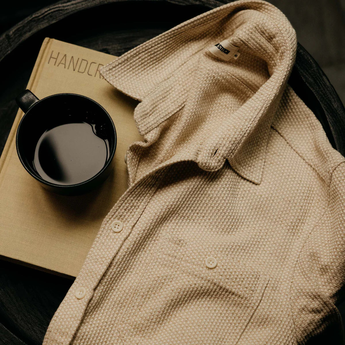 The Utility Shirt in Natural Sashiko | DLM Supply The Utility Shirt in Natural Sashiko | DLM Supply