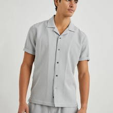  Amalfi Short Sleeve Shirt in Faded Seersucker