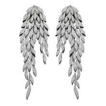  Feathered Pave Drops