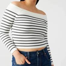  Ressi Sweater - Ivory Stripe