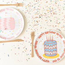  Coton Colors Happy Birthday Melamine 10 Dinner Plates