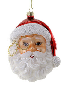  Santa with Monocle Ornament