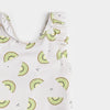Baby Girl's Kiwi Print On Crème One-Piece Swimsuit