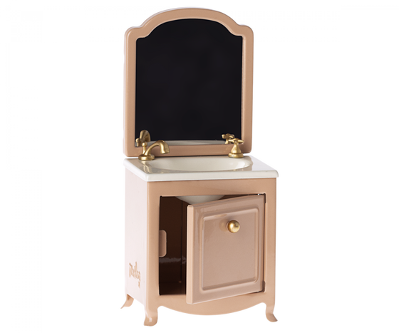 Sink Dresser W/ Mirror, Mouse - Dark Powder