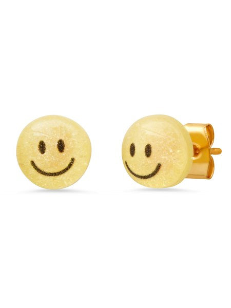 Happy Face Post Earrings