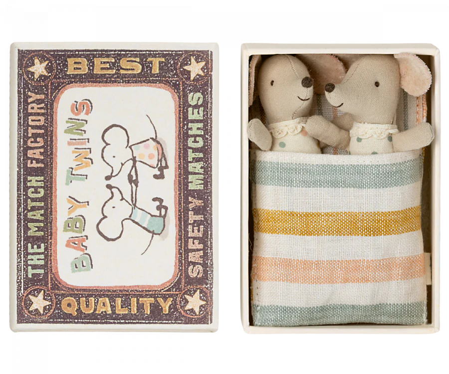 Twins, Baby Mice In Matchbox SS23