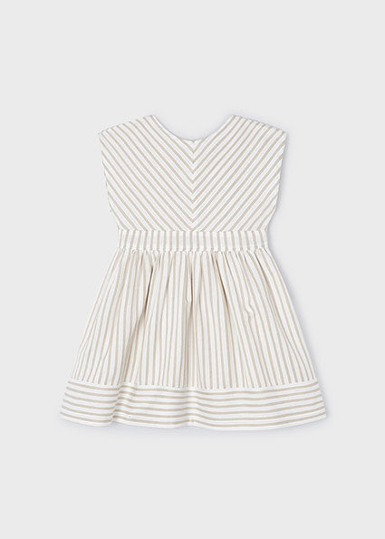 Beige Stripes Dress