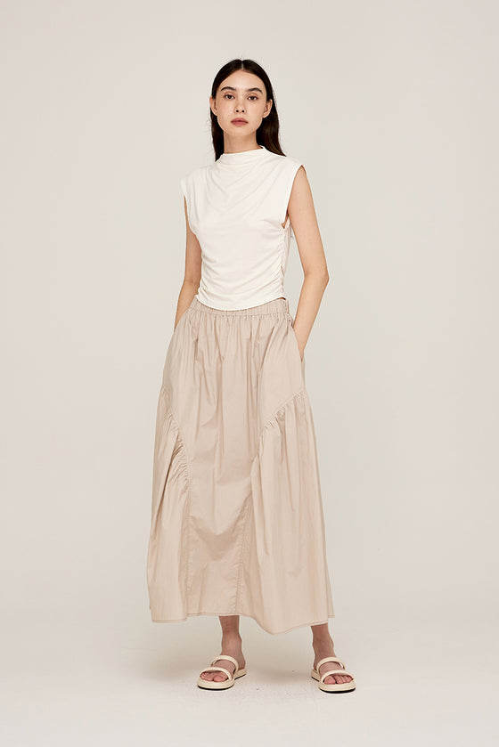 Cotton Flounce Skirt