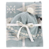 Knit Baby Blanket W/ Beanie