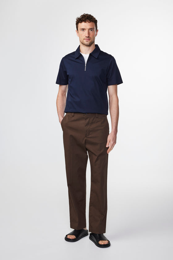 Ross 3525 Short Sleeve Zip Polo