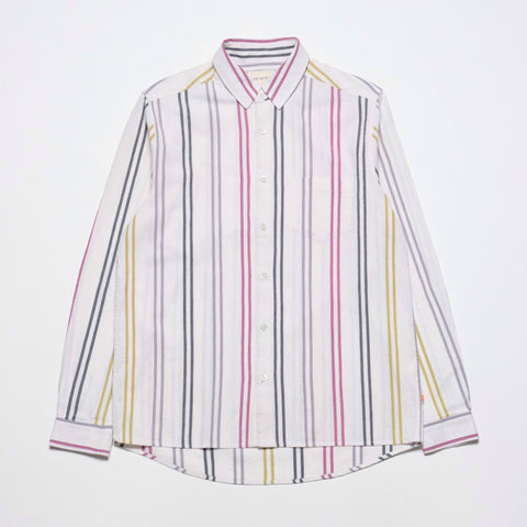 Classic Long Sleeve Cotton Murano Stripe Shirt