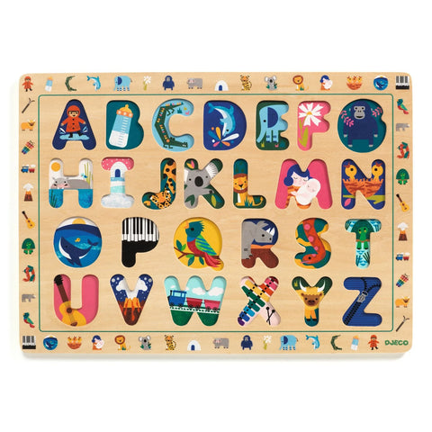 ABC International Wooden Puzzle