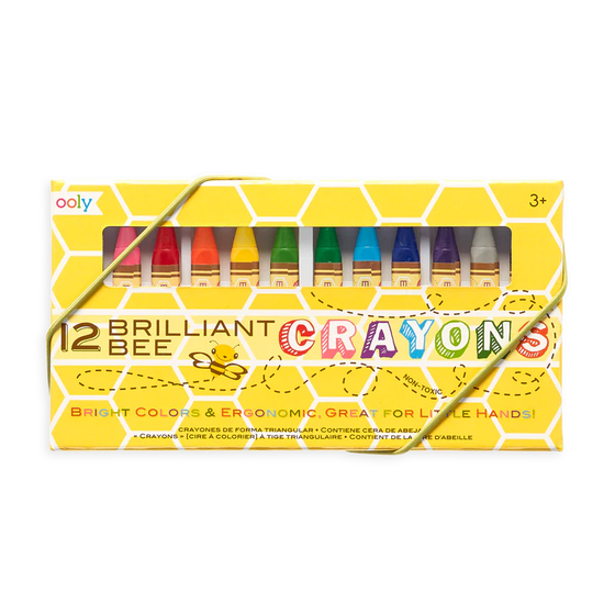 Brilliant Bee Crayons - Set Of 12