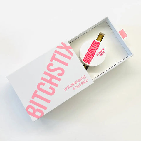 Gift Duo: Lip Plumper and Bitchstix Gold Lip Brush Set
