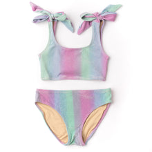  Shimmer Bunny Tie Bikini - Ocean Ombre