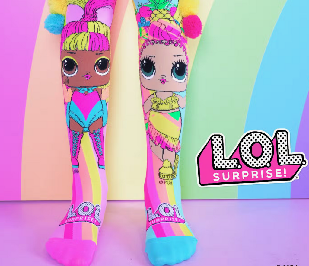Madmia  L.O.L. Surprise Chica & Glow Toddler Socks