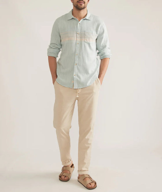 Classic Stretch Selvage Long Sleeve Shirt