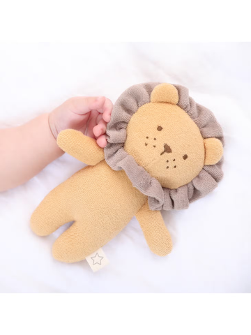 Leo Lion Terry Rattle Toy