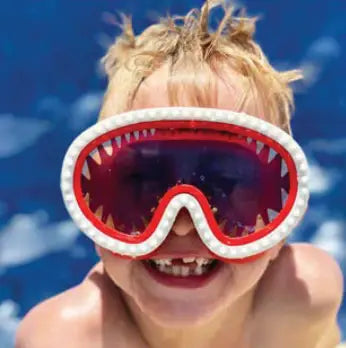 Shark Attack Shark Teeth Lens Swim Mask