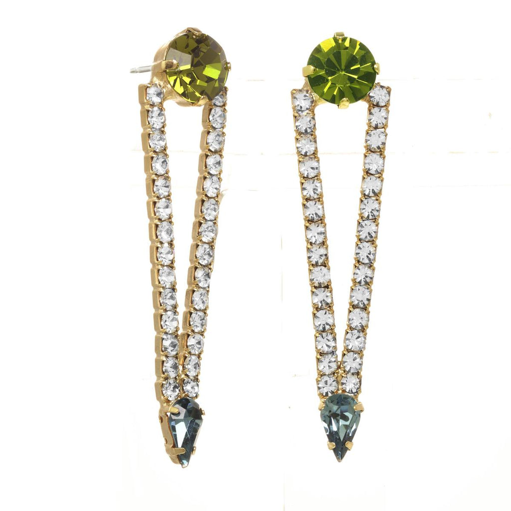 Heloise Earrings in Antique Gold