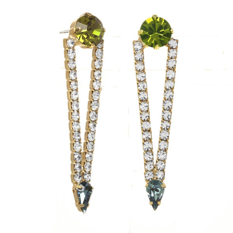 Heloise Earrings in Antique Gold