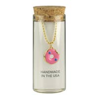 Kids Charm Necklace In A Glass Bottle Treat Collection