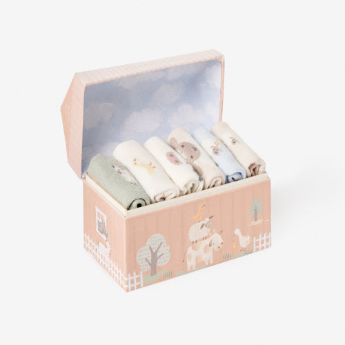 Elegant Baby Socks - 6 Pack