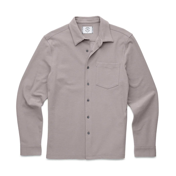 Mate2 Long Sleeve Pique Jersey Knit 1 Pocket Shirt