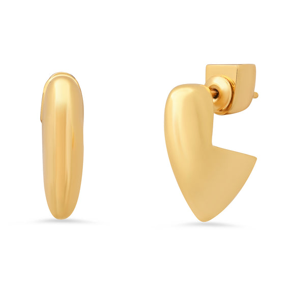 Gold Angular Earrings