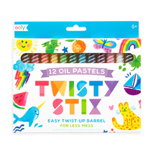  Twisty Stix Oil Pastels - Set Of 12