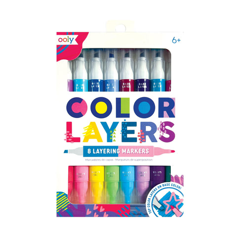 Color Layers Double-Ended Layering Marker (Set of 8)
